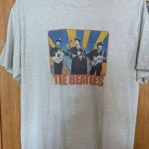 Gray The Beatles Graphic Tee - Short Sleeve